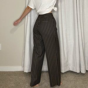 ASOS Brown striped pants